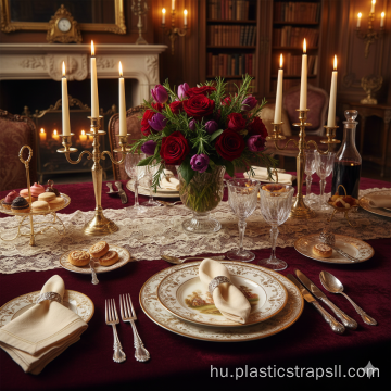 Francia vintage étkészlet